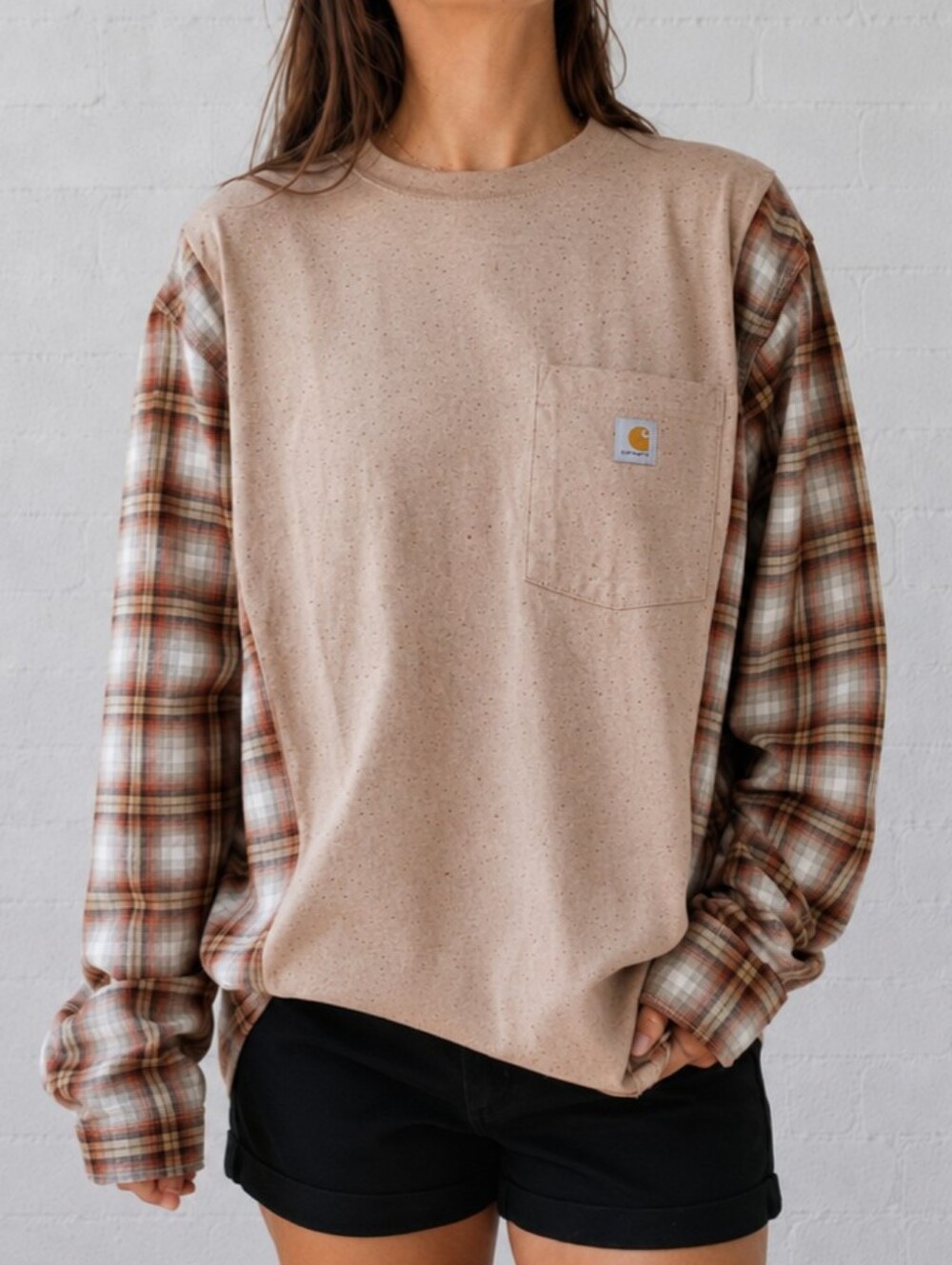 Upcycled- Autumn Timber Campfire Tee